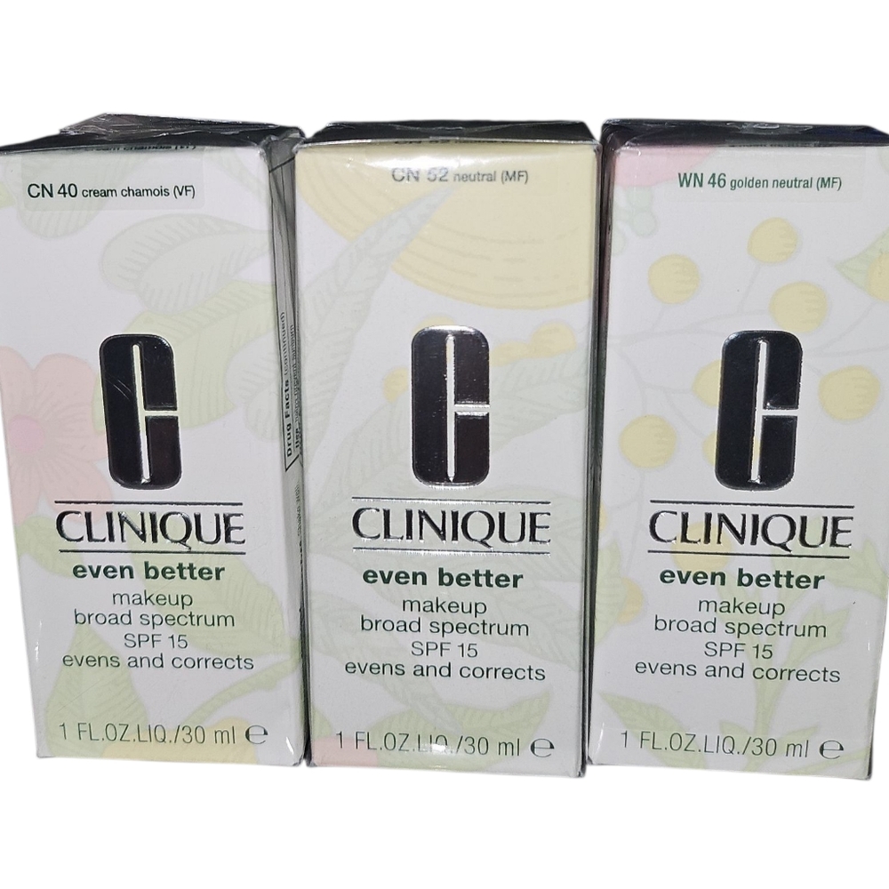 Clinique Even Better Makeup SPF 15 - Cream and Neutral Tones